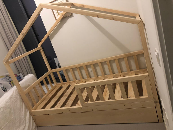Hazel - Montessori Floor Bed with Trundle