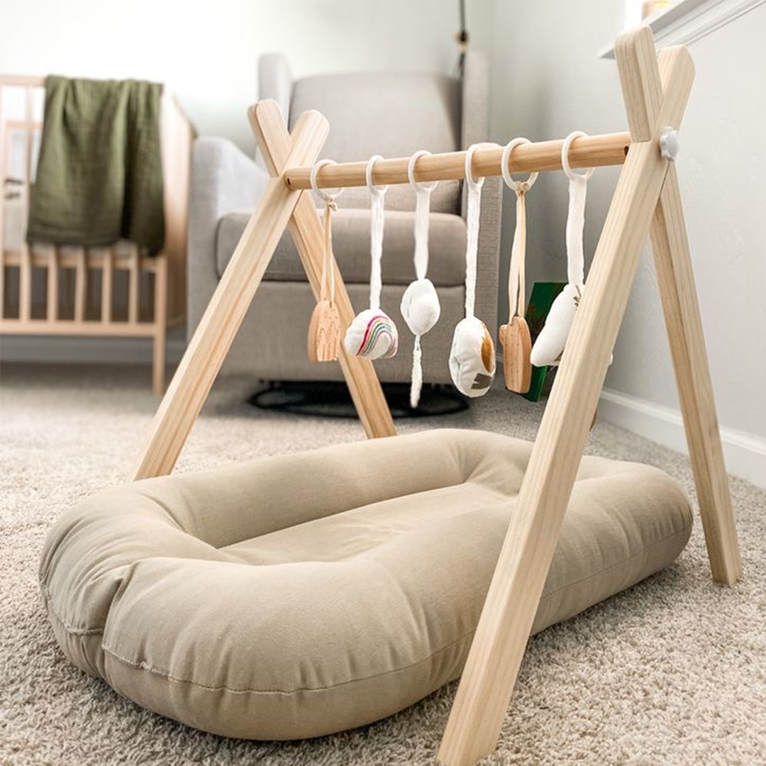 Shop Wooden Montessori Baby Gym in Dubai UAE CASA HQ