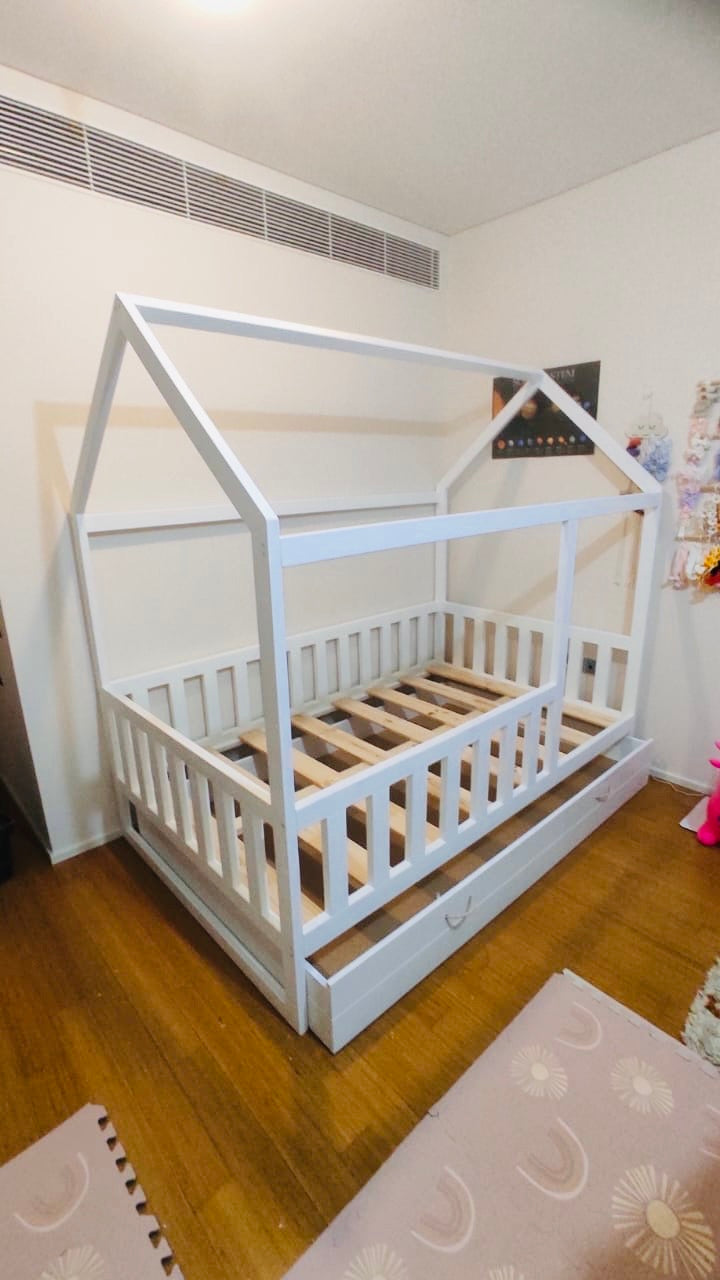 Sara - Montessori House Bed with Storage