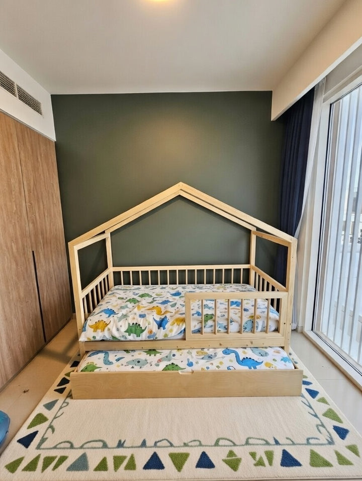 Hazel - Montessori Floor Bed with Trundle