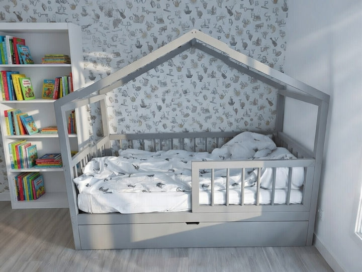 Hazel - Montessori Floor Bed with Trundle