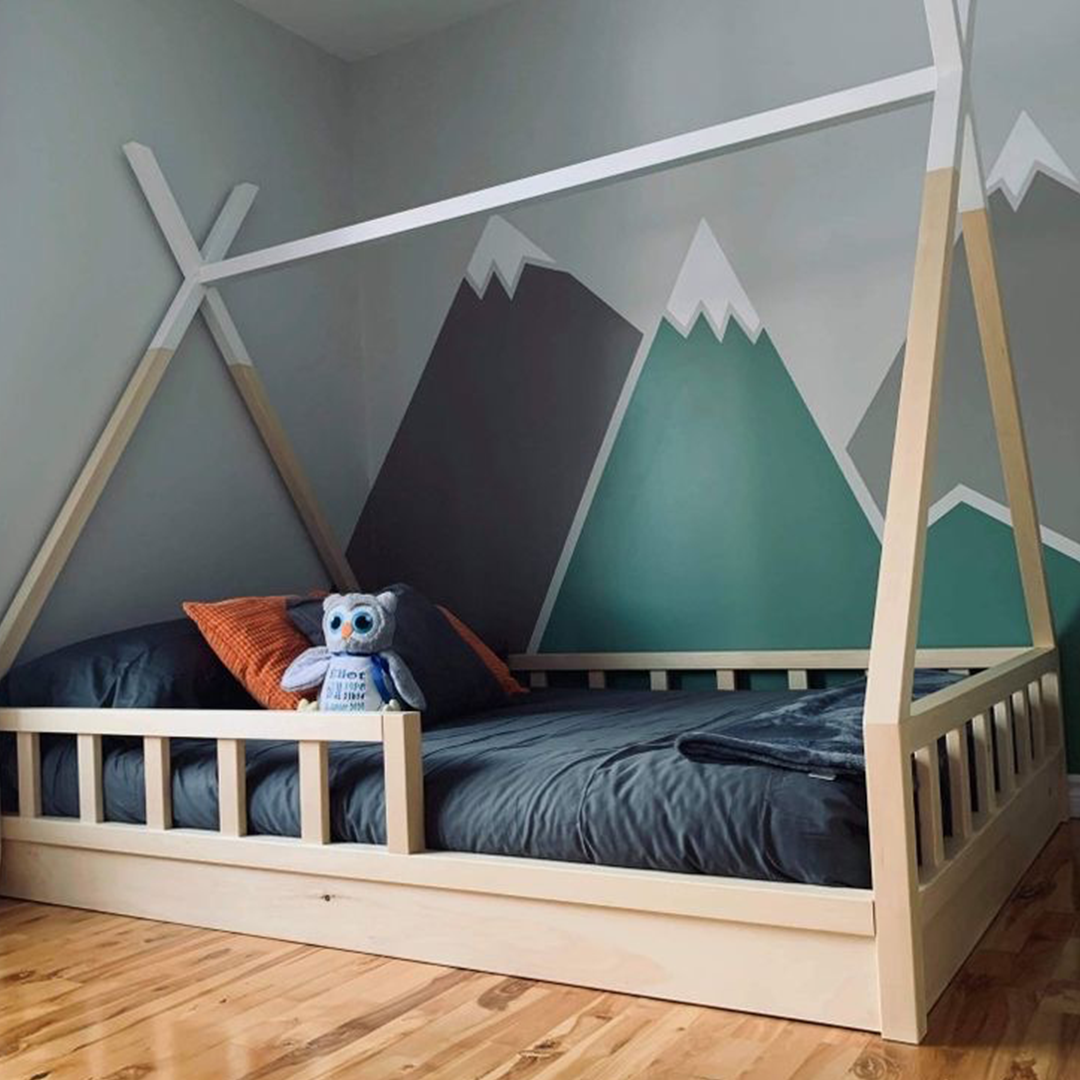 Shop Montessori Teepee Bed with Rails in Dubai CASA HQ